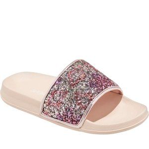 Cat and Jack Girls Pink Lexie slippers